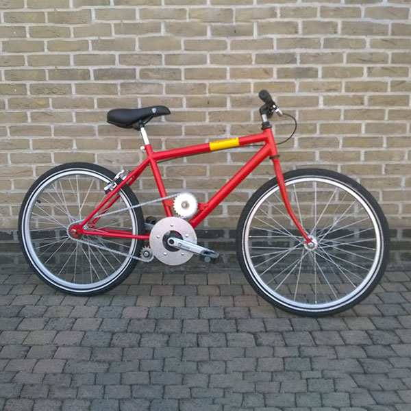 gekke fietsen achteruittrapper