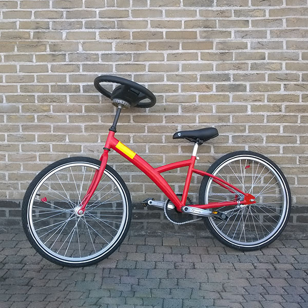 gekke fietsen autostuur